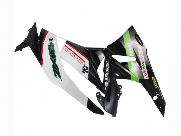 Mejores Carenados Moto Kawasaki ZX6R 2009-2012 - Blanco Rojo Negro Verde