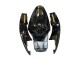 Mejores Carenados Moto Suzuki GSXR 1000 2005-2006 - Negro Brillante Oro Calcomanía