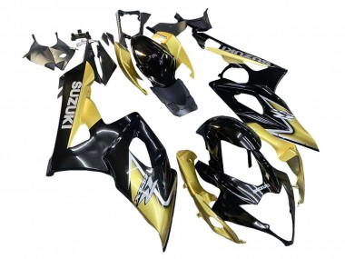 Mejores Carenados Moto Suzuki GSXR 1000 2005-2006 - Negro Oro