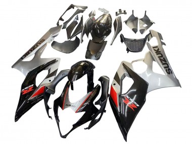 Mejores Carenado Moto Suzuki GSXR 1000 2005-2006 - Negro Gris Rojo