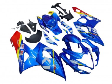 Mejores Carenados Moto Suzuki GSXR 1000 2005-2006 - Azul Amarillo Rojo Blanco
