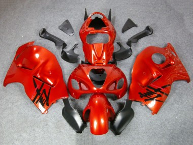 Mejores Carenados Moto Suzuki GSXR 1300 Hayabusa 1996-2007 - Naranja Rojo