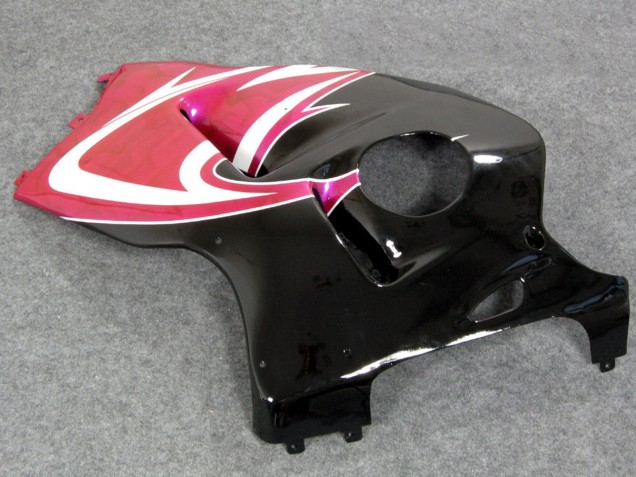Mejores Carenados Moto Suzuki GSXR 1300 Hayabusa 1996-2007 - Rosa Blanco Negro