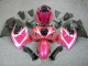 Mejores Carenados Moto Suzuki GSXR 1300 Hayabusa 1996-2007 - Rosa Blanco Negro