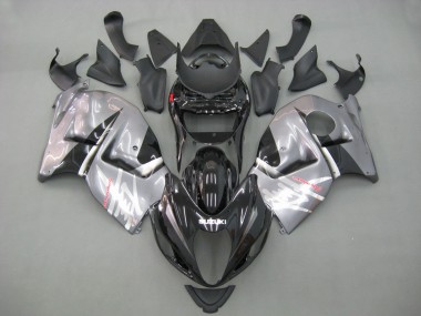 Mejores Carenados Moto Suzuki GSXR 1300 Hayabusa 1996-2007 - Gris Negro Hayabusa