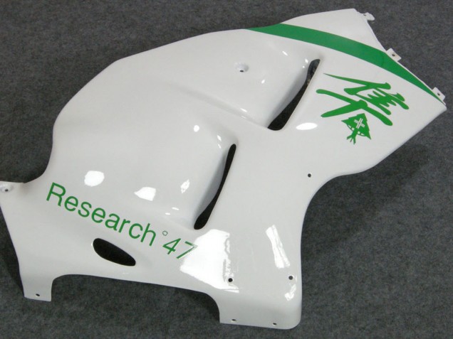 Mejores Carenados Moto Suzuki GSXR 1300 Hayabusa 1996-2007 - Blanco Verde