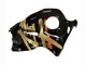 Mejores Carenados Moto Suzuki GSXR 1300 Hayabusa 1996-2007 - Negro Brillante Oro Hayabusa
