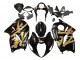 Mejores Carenados Moto Suzuki GSXR 1300 Hayabusa 1996-2007 - Negro Brillante Oro Hayabusa