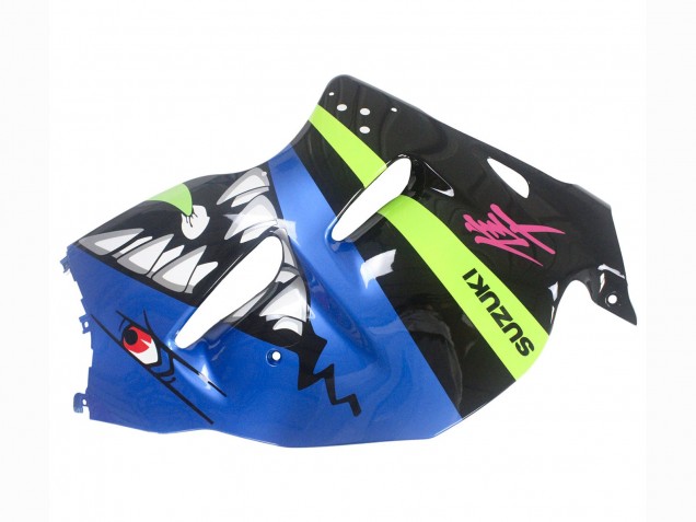 Mejores Carenados Moto Suzuki GSXR 1300 Hayabusa 1996-2007 - Azul Verde Tiburón 46