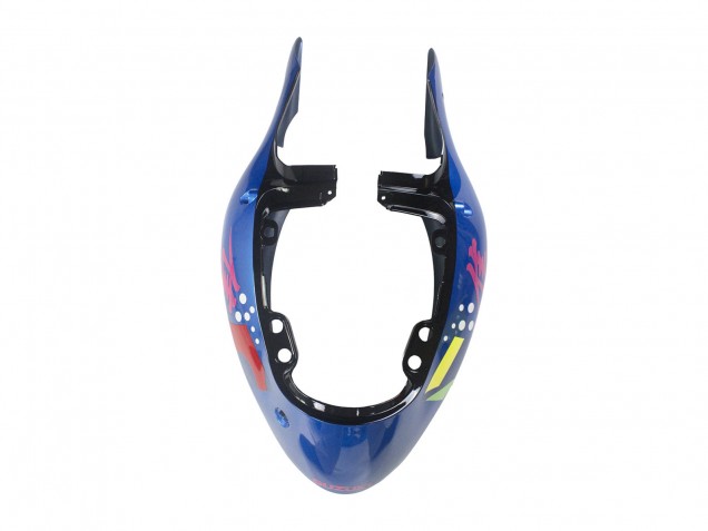 Mejores Carenados Moto Suzuki GSXR 1300 Hayabusa 1996-2007 - Azul Verde Tiburón 46