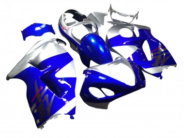 Mejores Carenados Moto Suzuki GSXR 1300 Hayabusa 1996-2007 - Azul Plata Hayabusa