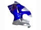 Mejores Carenados Moto Suzuki GSXR 1300 Hayabusa 1996-2007 - Azul Plata Hayabusa