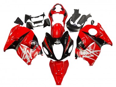 Mejores Carenados Moto Suzuki GSXR 1300 Hayabusa 1996-2007 - Rojo Negro Hayabusa