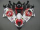 Mejores Carenados Moto Suzuki GSXR 1300 Hayabusa 1996-2007 - Blanco Rojo Motul