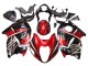 Mejores Carenados Moto Suzuki GSXR 1300 Hayabusa 1996-2007 - Rojo Negro Brillante Hayabusa