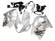 Mejores Carenados Moto Suzuki GSXR 1300 Hayabusa 1996-2007 - Blanco Plata Hayabusa