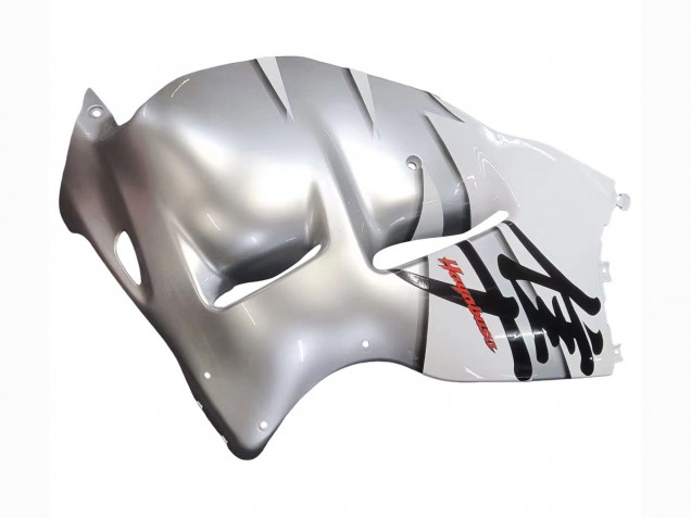 Mejores Carenados Moto Suzuki GSXR 1300 Hayabusa 1996-2007 - Blanco Plata Hayabusa