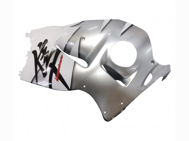 Mejores Carenados Moto Suzuki GSXR 1300 Hayabusa 1996-2007 - Blanco Plata Hayabusa
