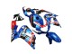 Mejores Carenados Moto Suzuki GSXR 600 / GSXR 750 2001-2003 - Azul Rojo Carrera