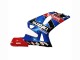 Mejores Carenados Moto Suzuki GSXR 600 / GSXR 750 2001-2003 - Azul Rojo Carrera