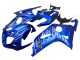 Mejores Carenados Moto Suzuki GSXR 600 / GSXR 750 2001-2003 - Azul Blanco Llama