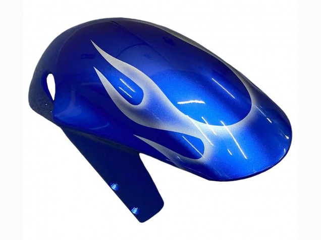 Mejores Carenados Moto Suzuki GSXR 600 / GSXR 750 2001-2003 - Azul Blanco Llama