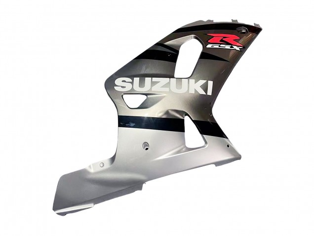 Mejores Carenado Moto Suzuki GSXR 600 / GSXR 750 2001-2003 - Plata Negro Brillante Rojo
