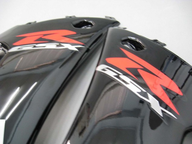 Mejores Carenados Moto Suzuki GSXR 600 / GSXR 750 2001-2003 - Negro Brillante Rojo Blanco