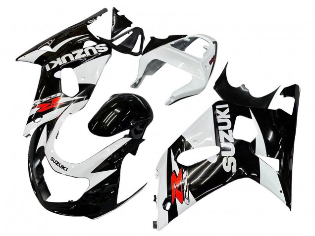 Mejores Carenados Moto Suzuki GSXR 600 / GSXR 750 2001-2003 - Blanco Negro Brillante Rojo