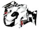 Mejores Carenados Moto Suzuki GSXR 600 / GSXR 750 2001-2003 - Blanco Negro Brillante Rojo