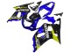 Mejores Carenados Moto Suzuki GSXR 600 / GSXR 750 2001-2003 - Azul Amarillo Negro Brillante