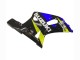 Mejores Carenados Moto Suzuki GSXR 600 / GSXR 750 2001-2003 - Azul Amarillo Negro Brillante
