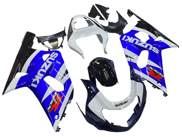Mejores Carenados Moto Suzuki GSXR 600 / GSXR 750 2001-2003 - Azul Blanco Negro Brillante Rojo