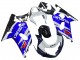 Mejores Carenados Moto Suzuki GSXR 600 / GSXR 750 2001-2003 - Azul Blanco Negro Brillante Rojo