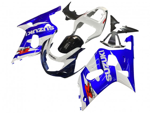 Mejores Carenado Moto Suzuki GSXR 600 / GSXR 750 2001-2003 - Blanco Azul Negro Brillante Rojo