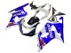 Mejores Carenado Moto Suzuki GSXR 600 / GSXR 750 2001-2003 - Blanco Azul Negro Brillante Rojo