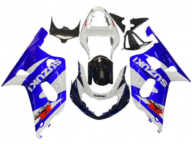 Mejores Carenado Moto Suzuki GSXR 600 / GSXR 750 2001-2003 - Blanco Azul Negro Brillante Rojo