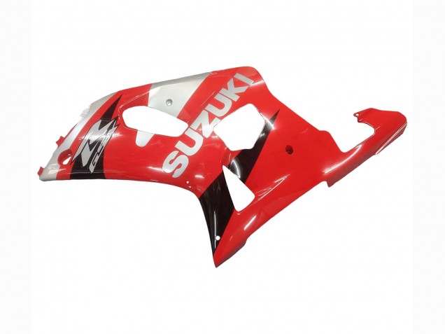 Mejores Carenado Moto Suzuki GSXR 600 / GSXR 750 2001-2003 - Rojo Blanco Negro Brillante