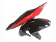 Mejores Carenados Moto Suzuki GSXR 600 / GSXR 750 2004-2005 - Negro Brillante Rojo Jordan Michelin