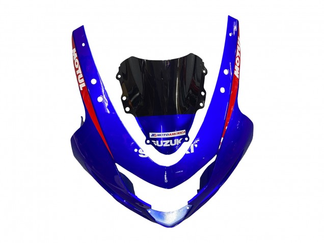 Mejores Carenados Moto Suzuki GSXR 600 / GSXR 750 2004-2005 - Azul Rojo Negro Motul Dunlop