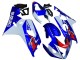 Mejores Carenado Moto Suzuki GSXR 600 / GSXR 750 2004-2005 - Blanco Azul Rojo