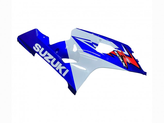 Mejores Carenado Moto Suzuki GSXR 600 / GSXR 750 2004-2005 - Blanco Azul Rojo