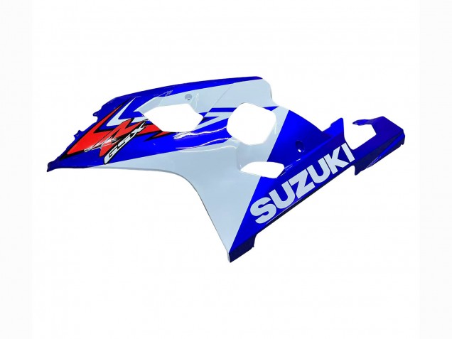 Mejores Carenado Moto Suzuki GSXR 600 / GSXR 750 2004-2005 - Blanco Azul Rojo