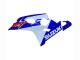 Mejores Carenado Moto Suzuki GSXR 600 / GSXR 750 2004-2005 - Blanco Azul Rojo