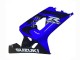 Mejores Carenados Moto Suzuki GSXR 600 / GSXR 750 2004-2005 - Azul Negro Blanco Calcomanía