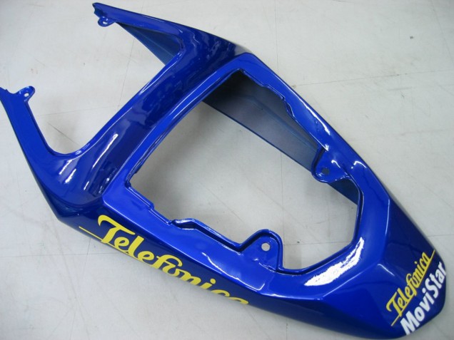 Mejores Carenados Moto Suzuki GSXR 600 / GSXR 750 2004-2005 - Azul Blanco Amarillo Verde Telefonica Motul MoviStar