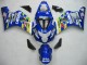 Mejores Carenados Moto Suzuki GSXR 600 / GSXR 750 2004-2005 - Azul Blanco Amarillo Verde Telefonica Motul MoviStar