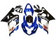 Mejores Carenados Moto Suzuki GSXR 600 / GSXR 750 2004-2005 - Azul Blanco Negro