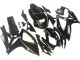 Mejores Carenados Moto Suzuki GSXR 600 / GSXR 750 2006-2007 - Negro Brillante Oro Raya