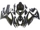 Mejores Carenados Moto Suzuki GSXR 600 / GSXR 750 2006-2007 - Negro Brillante Oro Raya
